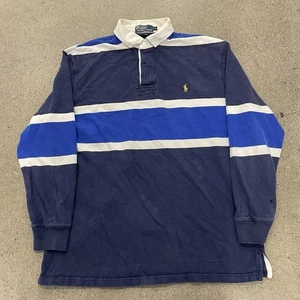 Camisa de rugby vintage Polo Ralph Lauren a rayas talla mediana - Imagen 1 de 6