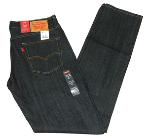 Men's 511 Jeans NEW Slim Stretch Black Denim Tag 36x38 measured size 35x38 - Picture 1 of 7