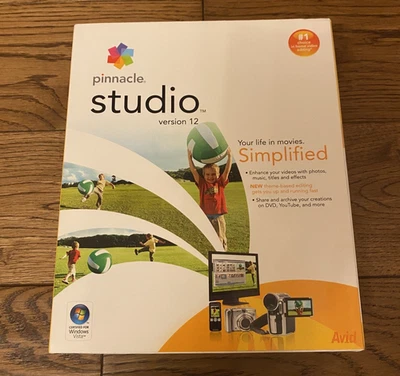 Pinnacle Studio Version 12 Movie Editing DVD for Windows Vista etc - Image 1 of 4