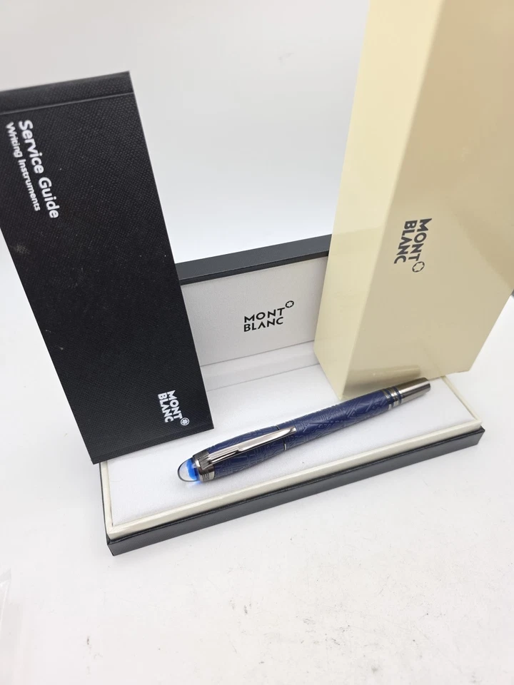 Montblanc Starwalker Montblanc Starwalker Rollerball Pen Space Blue Doue Black  - Image 1 of 3