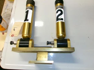 Big Jon Gold Double Rod Holder #1 fresh water works as shoud - Picture 1 of 3