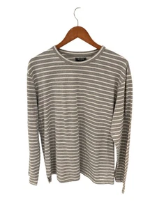 Todd Snyder New York Striped Long Sleeve Shirt Gray White 100% Cotton Size XL - Picture 1 of 7