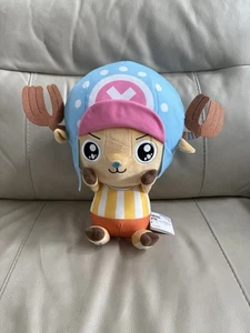 Peluche Tony Tony Chopper Bandai exclusivo de Japón con etiquetas anime de una pieza usado en excelente estado - Imagen 1 de 7