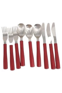 IKEA Besteck Set Rot 9 Teile Essbesteck Modern Skandinavisch - Bild 1 von 2