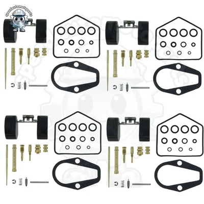 Honda CB550F CB550K 1974 - 1976 4PCS Carburetor Repair Kit & Float Foto 1 de 4