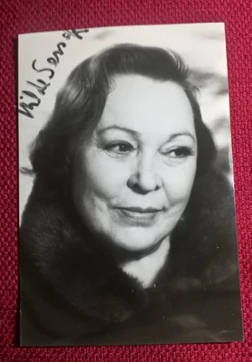 Original-Autgramm von Hilde Sessak (verst.), s/w-Foto, Postkartengröße - Bild 1 von 2
