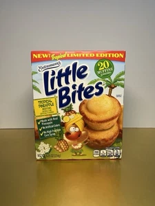 🔵New Entenmann's Limited Edition Little Bites Tropical Pineapple Muffins 8.25oz - Picture 1 of 2