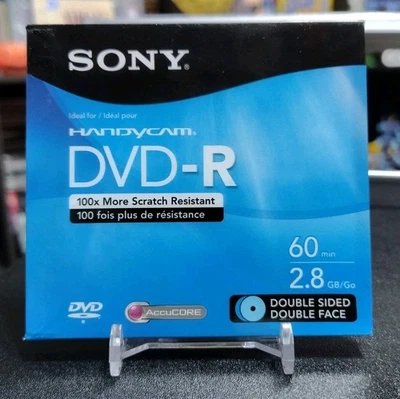 Nuevo Precintado - SONY para Handycam DVD-R 60m 2.8GB - Doble Cara Foto 1 de 2