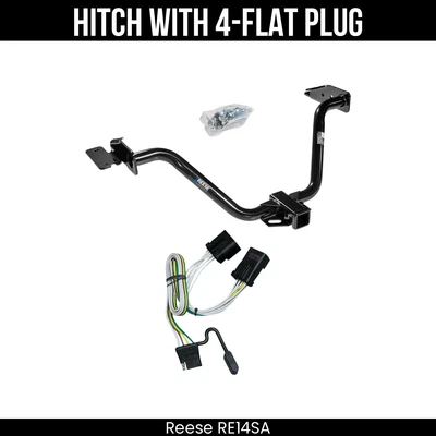 Enganche de remolque + cableado de 4 vías para 04-08 Chrysler Pacifica con paquete de preparación de remolque 44566 Foto 1 de 4