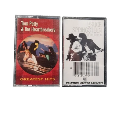 Bruce Springsteen Tom Petty Tape Cassette Set of 2 Untested Vintage Classic Rock - Image 1 of 4