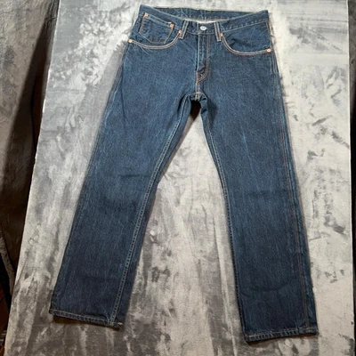 Jeans Levis 514 Para Hombre 32x29 Azul Denim Pierna Recta Cremallera Mosca Clásico 100% Algodón Foto 1 de 4