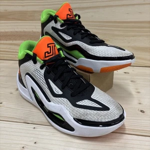 JORDAN JAYSON TATUM 1 HOME TEAM DZ3324-108 NIKE MEN US SZ 8.5 WHITE ORANGE BLACK - Picture 1 of 18