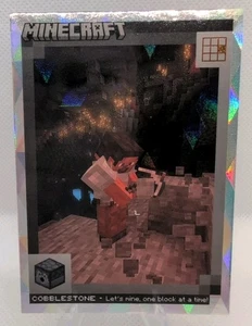 Cobblestone #141 Cubic Foil Parallel Crafting Chronicles 2024 Panini Minecraft - Picture 1 of 2