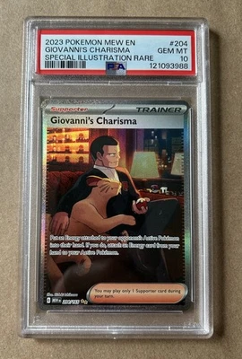 PSA 10 Giovanni’s Charisma 204 Special Illustration Rare 151 Free Shipping C - Image 1 of 3