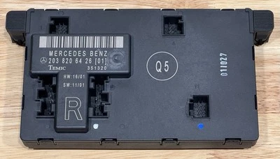 🌟梅赛德斯-奔驰 C 级 W203 2001 - 2007 原始设备制造商右前门控制模块 — 第 1/4 张图片