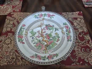 Piatto riscaldante vintage albero indiano Coalport China Lerner Co Brooklyn 2"X 10 5/8" - Foto 1 di 4