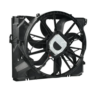 Radiator Cooling Fan Assembly 600W 17427562080 For 06-13 BMW 128i 323i 328i E90 - Image 1 of 4