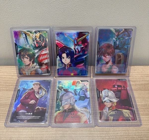 2025 Gundam Card Game Chinese Resource Tokens RP Promo Holofoil set of 6 pcs - Picture 1 of 1