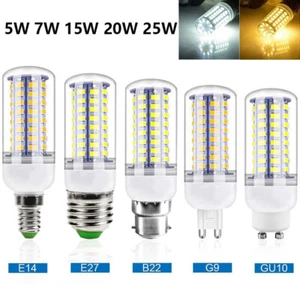 E27 E14 GU10 G9 LED Bulb 7W 15W20W25W Corn light bulbs Replace Halogen lamp 220V - Picture 1 of 19