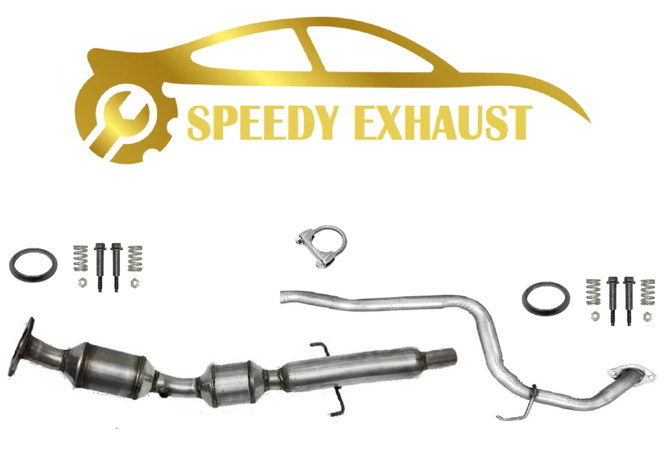 2007 2008 2009 2010 2011 TOYOTA YARIS 1.5L SEDAN REAR CONVERTER & RESONATOR - Image 1 of 1