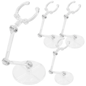 4 Pcs Assembling Bracket Action Figure Display Holder Stand Base - Picture 1 of 12