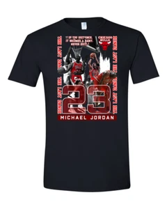 Michael Jordan Champion Graphic Tees - Unisex Short Sleeve - Size  S - 4 XL - Picture 1 of 10