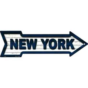 New York Farben 2,25"x8" Pfeilmagnet Kühlschrank Küche Haus Tür - Bild 1 von 1