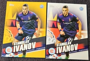 2022 Topps MLS Gold /50 Rookie Stanislov Ivanov RC #155 Chicago Fire - Picture 1 of 2
