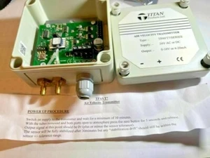 Titan TPAVT7/Serie LUFTGESCHWINDIGKEITSKANAL STRÖMUNGSSENSOR TRANSMITTER HVAC AHU BMS - Bild 1 von 3