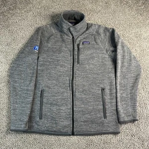 Patagonia Better Sweater Mens Extra large Nickel Gray Full Zip Fleece Jacket - Picture 1 of 13