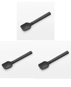 MUJI Silicone Mini Spoon Black Size approx. 2.5 x Length 11cm (1-3 sets) - Picture 1 of 8