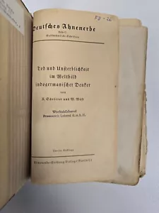 Tod und Unsterblichkeit indogermanischer Denker Rötter und Wüst - Bild 1 von 5