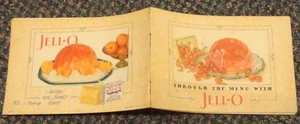 Folleto 1927 a través del menú con gelatina - Imagen 1 de 3