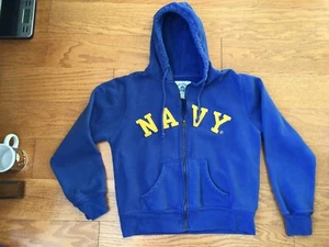 Steve and Barrys Size Large Childrens blue NAVY zip front jacket - Picture 1 of 6