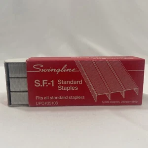 Grapas de oficina estándar Swingline vintage hechas en EE. UU. SF1 5000 NUEVAS - Imagen 1 de 7
