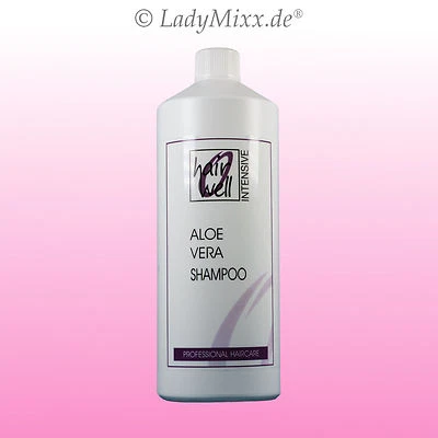 Aloe-Vera Shampoo 1000 ml Silikonfrei Hairwell gereizter&entzündeter Kopfhaut