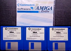 COMMODORE AMIGA -- DELUXE PAINT III  (ELECTRONIC ARTS) - Bild 1 von 2