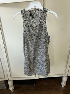 Cynthia Steffe Silk Print Top 6 - Picture 1 of 10