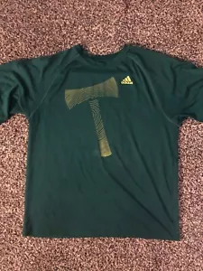 Adidas Climalite Portland Timbers MLS Soccer Graphic Print Green Shirt Size L - Picture 1 of 8