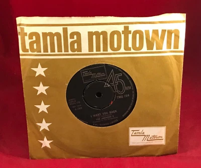THE JACKSON 5 I Want You Back 1969 UK 7" vinyl single original 45 Michael record - Image 1 of 2