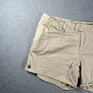 Volcom Shorts Womens 11 31 Waist Beige Bermuda Casual Pockets Ladies