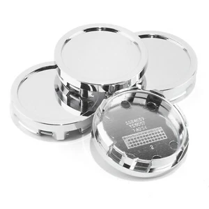 4Pcs 59mm(2 5/16in) Auto Rims Center Caps Chrome for Tire Wheel Caps Decorations - Picture 1 of 7