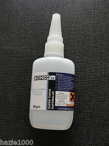 1 x 50g BondFix Súper pegamento Súper grueso Adhesivo (cianoacrilato)