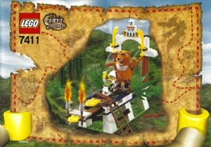🧱 LEGO Instruction 7411 Adventurers Orient Expedition Tygurah Roar Manual Only - Picture 1 of 2