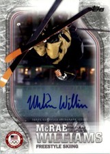 2018 Topps U.S. Olympic Team Autographs Silver #US20 McRae Williams Auto /50