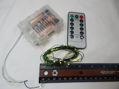 Cadena de batería LED de luz en miniatura para casa de muñecas Heidi Ott #YL9133 ¡Oferta! Foto 1 de 3