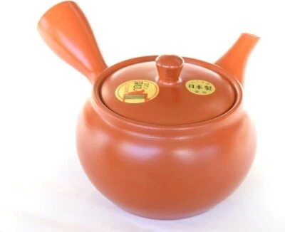 Japanese Round Tea Pot Kyusu Tokoname Ware 'Tokumushi' Japan Made  NEW - Image 1 of 4
