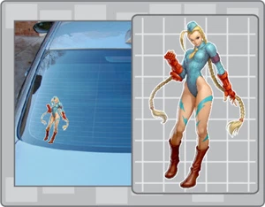Calcomanía de vinilo CAMMY #2 pegatina para camión de autos Street Fighter - Imagen 1 de 1