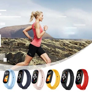 M7 0.96 Inch Smart Watch Sleep Monitoring Fitness Monitor Waterproof Bracelet - Zdjęcie 1 z 39