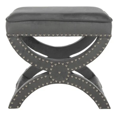 Safavieh Mystic Ottoman Silver Nail Heads, Reduced Price 2172705614 MCR4645E - Image 1 of 4